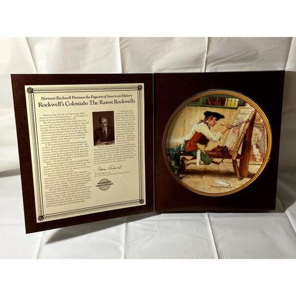 Rockwell colonial plate - Picture 1 of 4